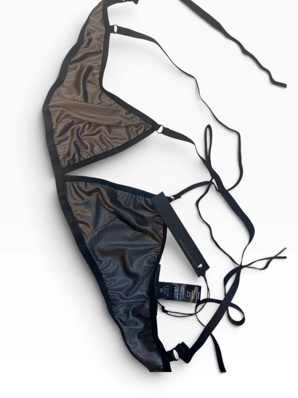 Strappy Satin Bralette